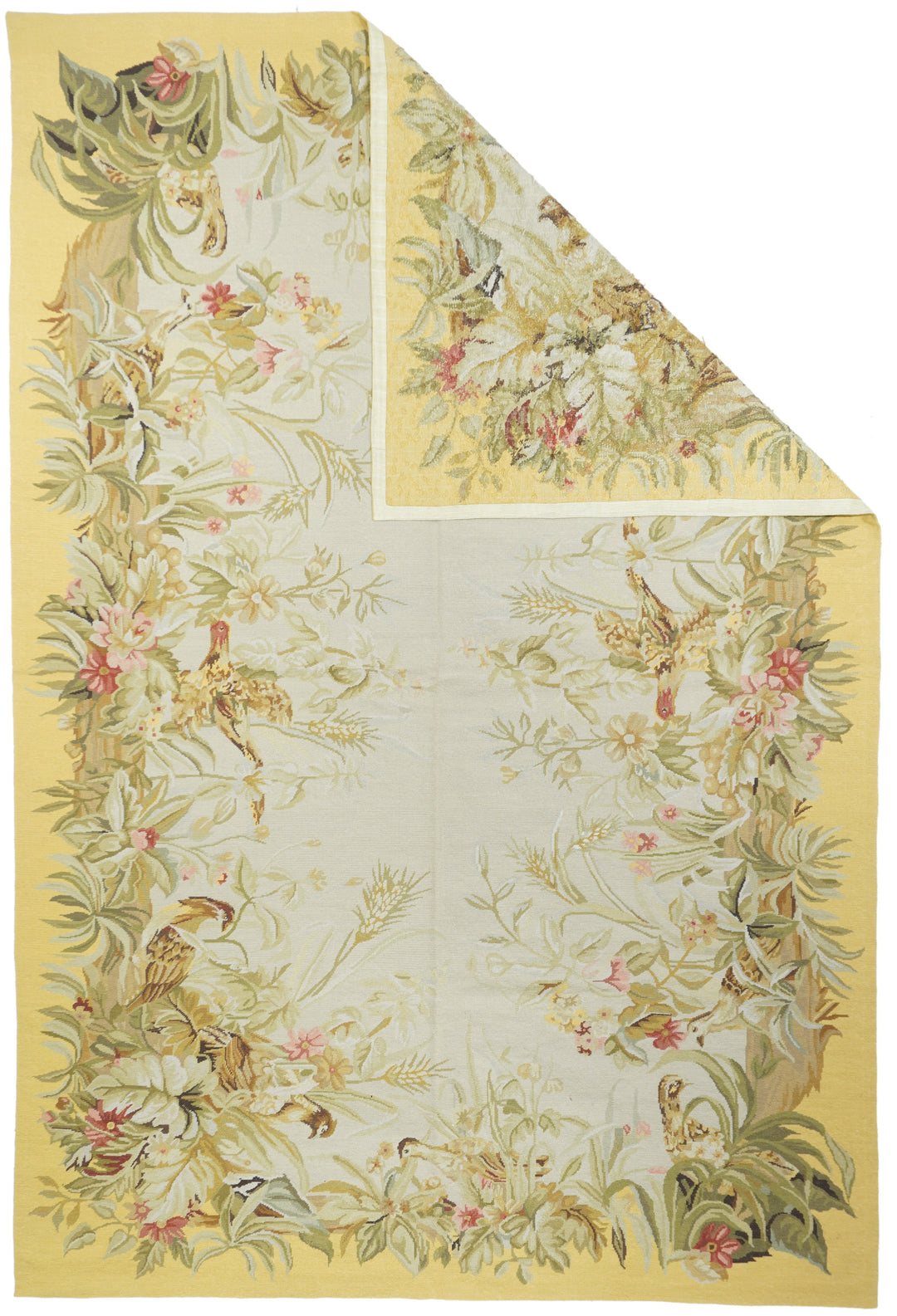 French Aubusson Design Rug 5'10'' x 8'11''