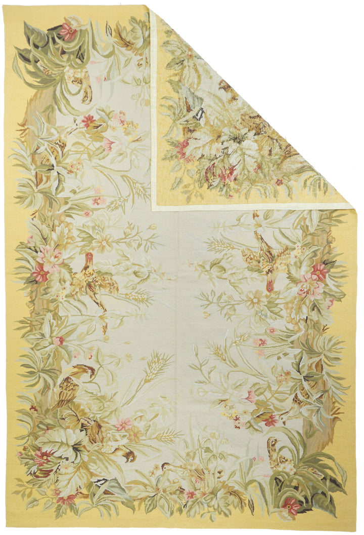 French Aubusson Design Rug 5'10'' x 8'11''