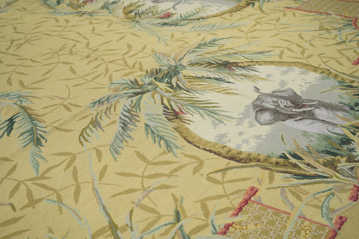 French Aubusson Design Rug 8'0" x 9'10''