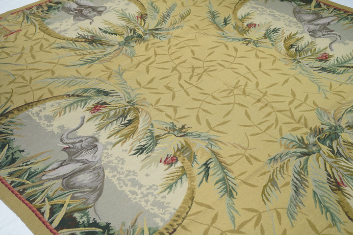 French Aubusson Design Rug 8'0" x 9'10''