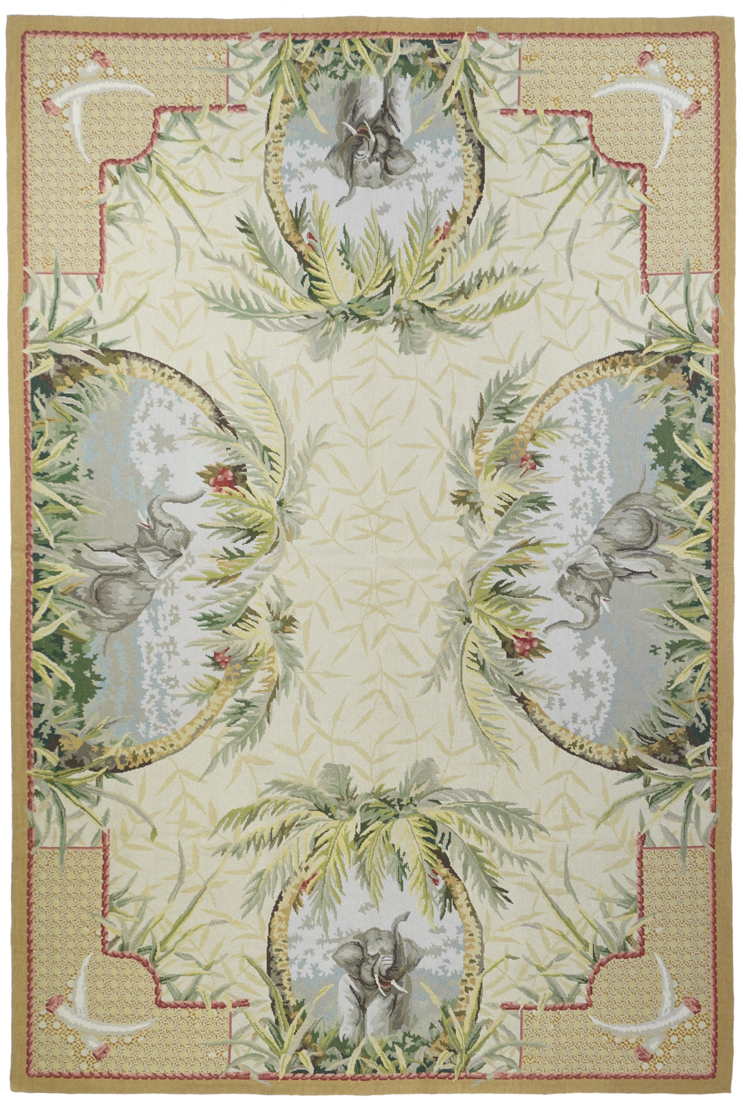 Needle Point Rug 5'11'' x 9'