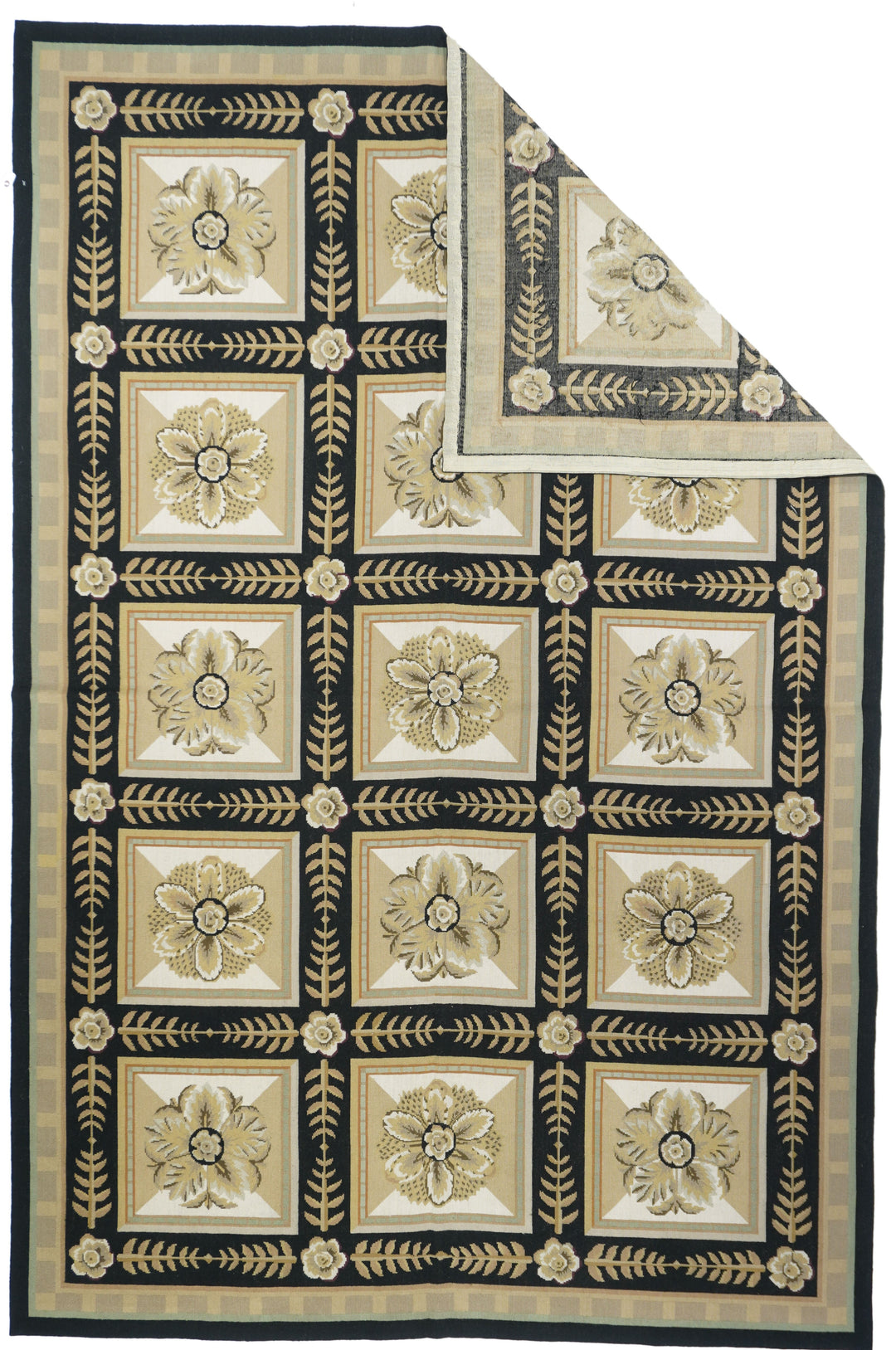 French Aubusson Design Rug 5'11'' x 8'11''