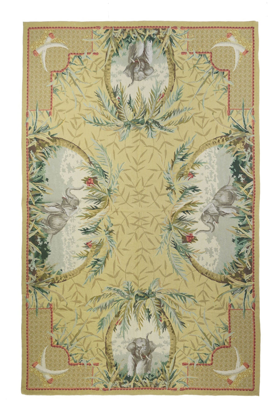 Needle Point Rug 5'10'' x 9'