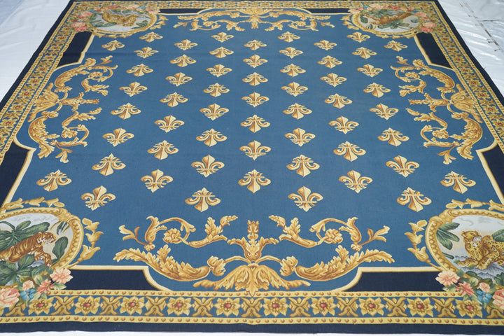 French Aubusson Design Rug 8'1'' x 10'2''