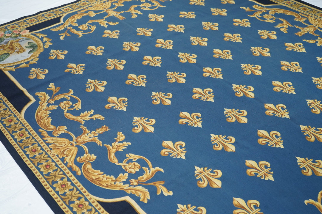 French Aubusson Design Rug 8'1'' x 10'2''