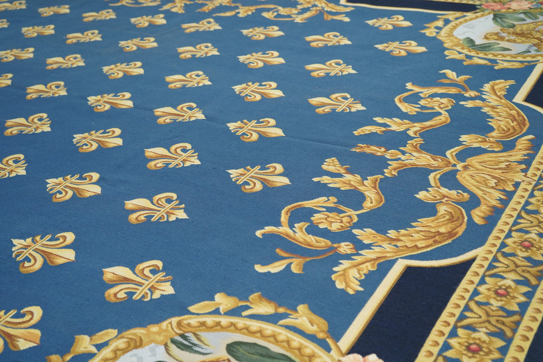 French Aubusson Design Rug 8'1'' x 10'2''