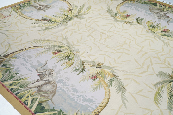 French Aubusson Design Rug 8'10'' x 11'10''