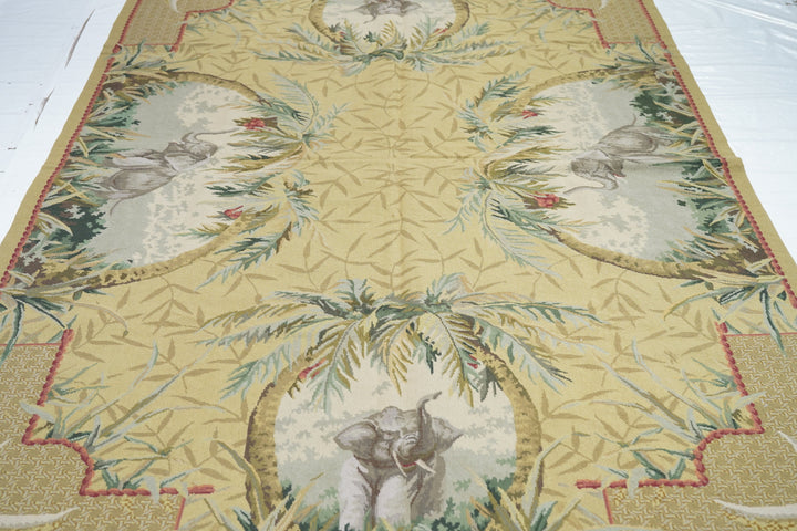 French Aubusson Design Rug 5'10'' x 9'0"