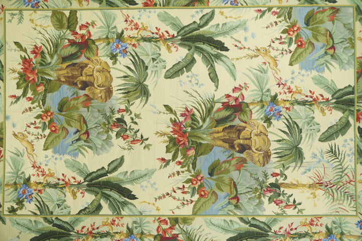 French Aubusson Design Rug 5'11'' x 8'11''