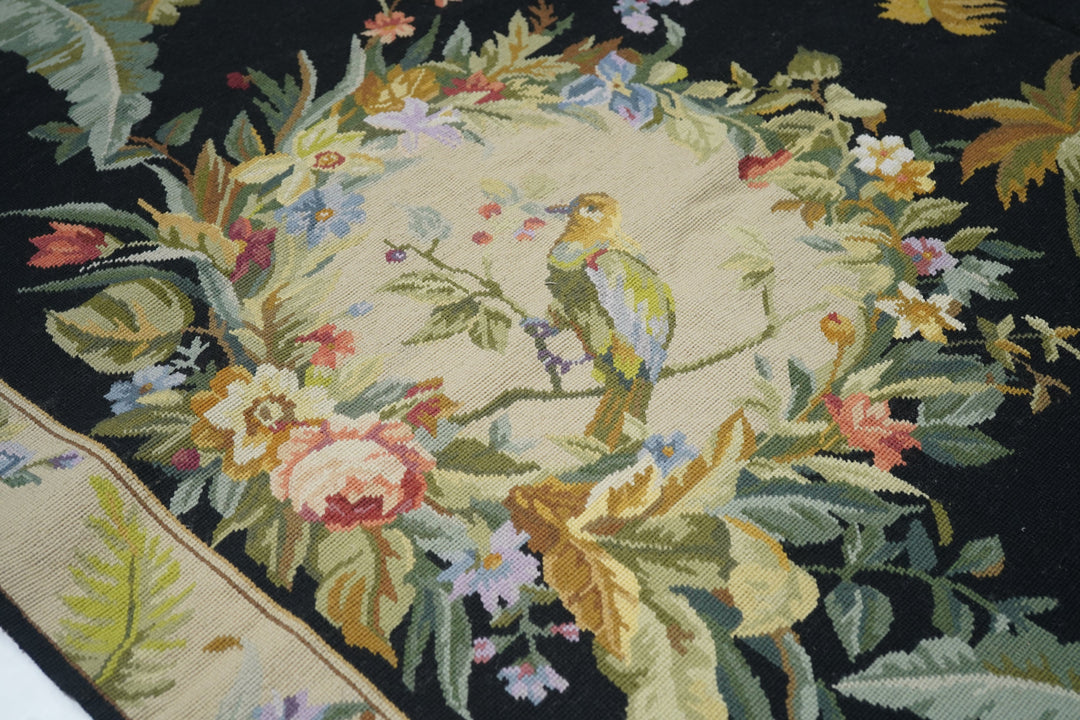 French Aubusson Design Rug 5'11'' x 9'0"