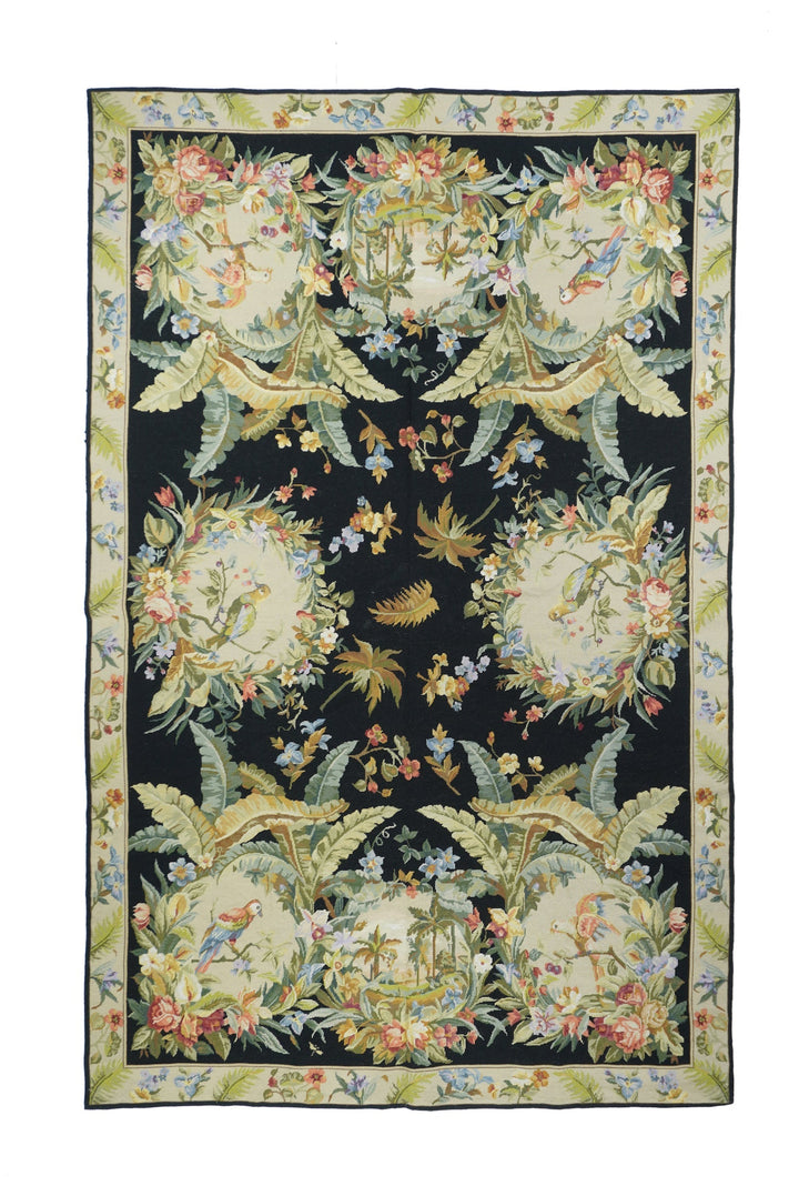 Needle Point Rug 5'11'' x 9'