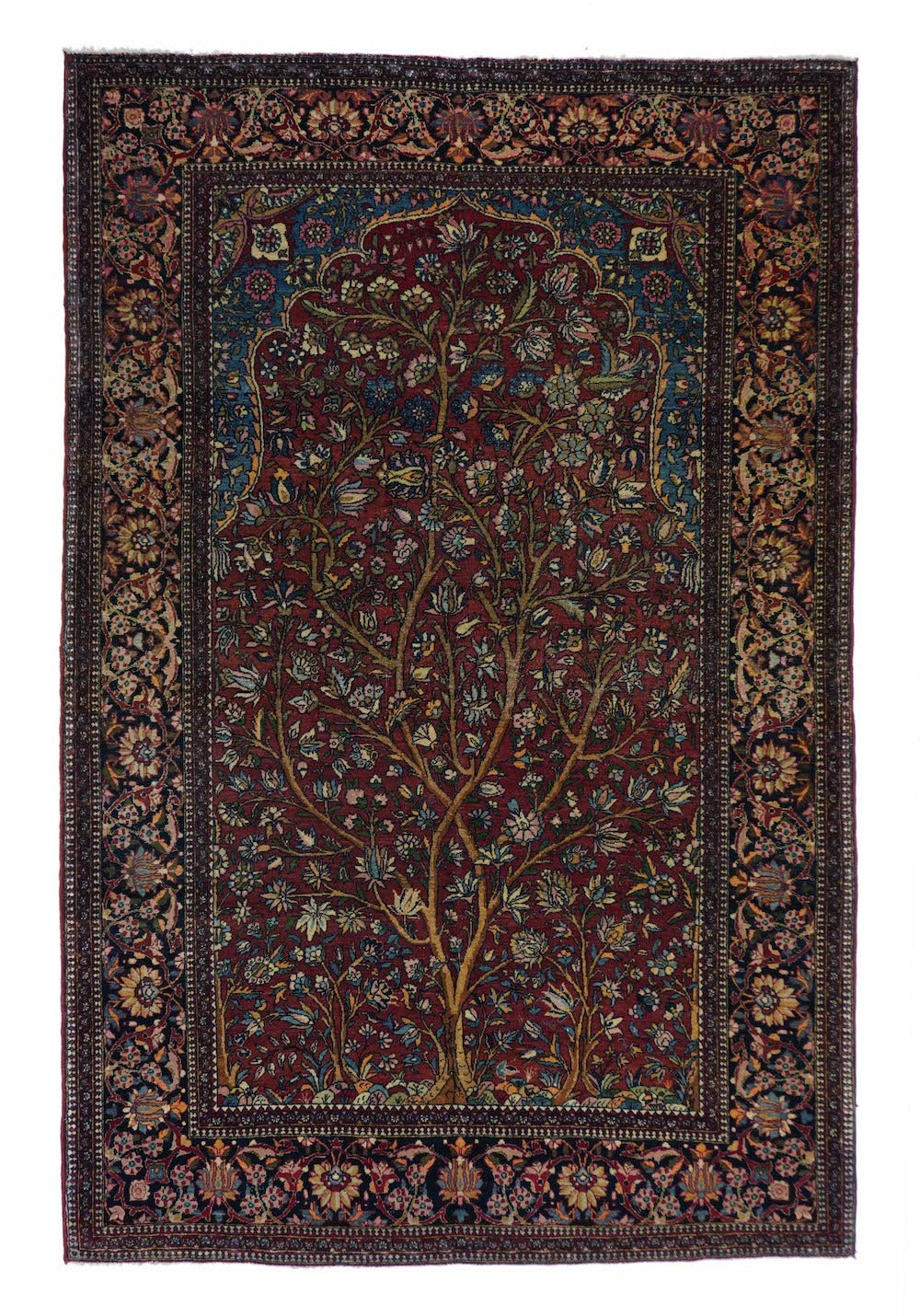 Antique Isfahan Rug 4'7'' x 7'1''