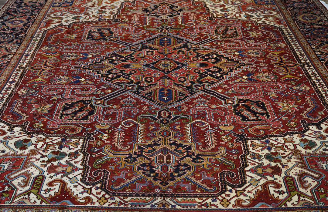 Vintage Heriz Rug 11'6'' x 14'1''