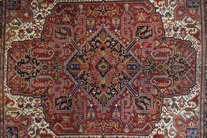 Vintage Heriz Rug 11'6'' x 14'1''