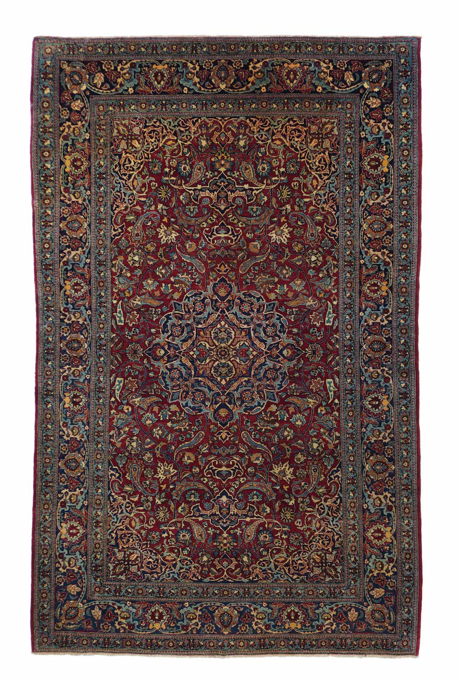 Good Condition Isfahan Rug