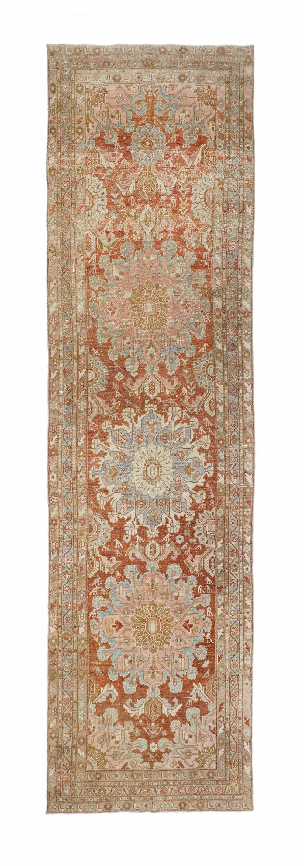 Antique Malayer Rug 3'1'' x 12'5''