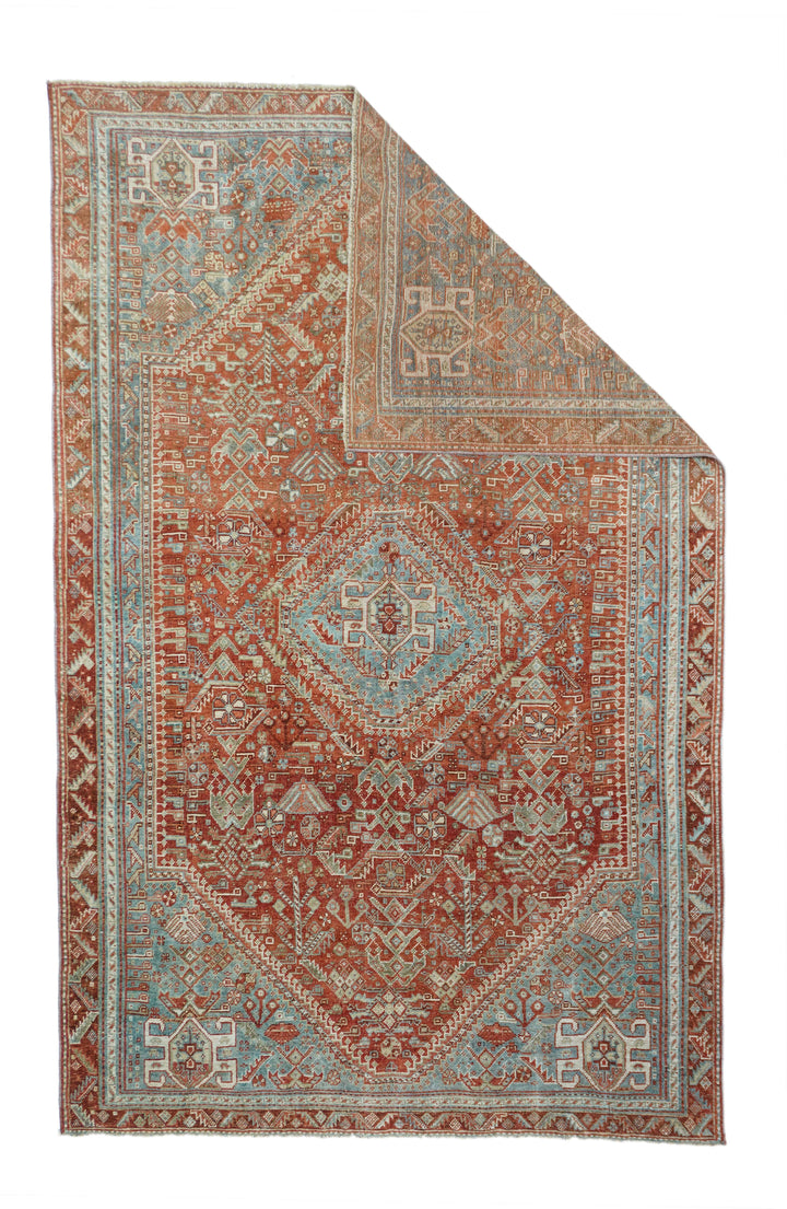 Antique Qashqai Rug 5'2'' x 8'3''