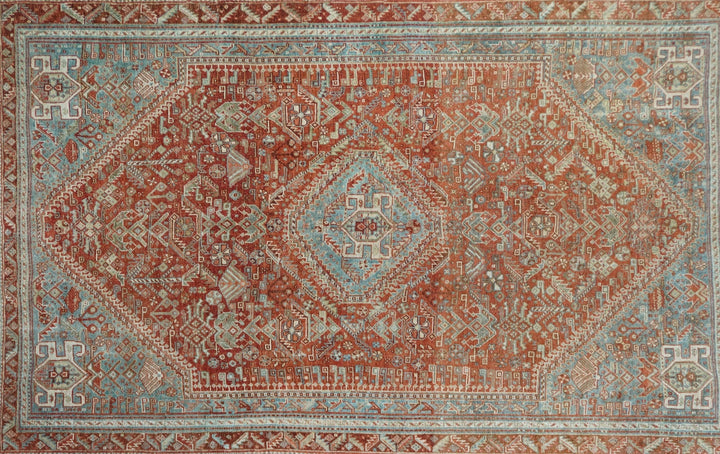 Antique Qashqai Rug 5'2'' x 8'3''