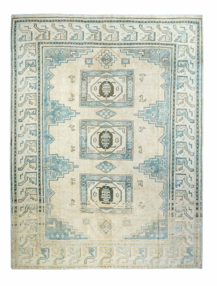 Antique Low Khotan Rug 7'7'' x 10'4''