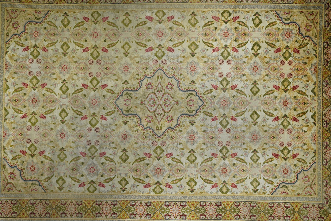 Late 18th Century Silk Turkish Sivas Rug 9'10'' x 14'0''