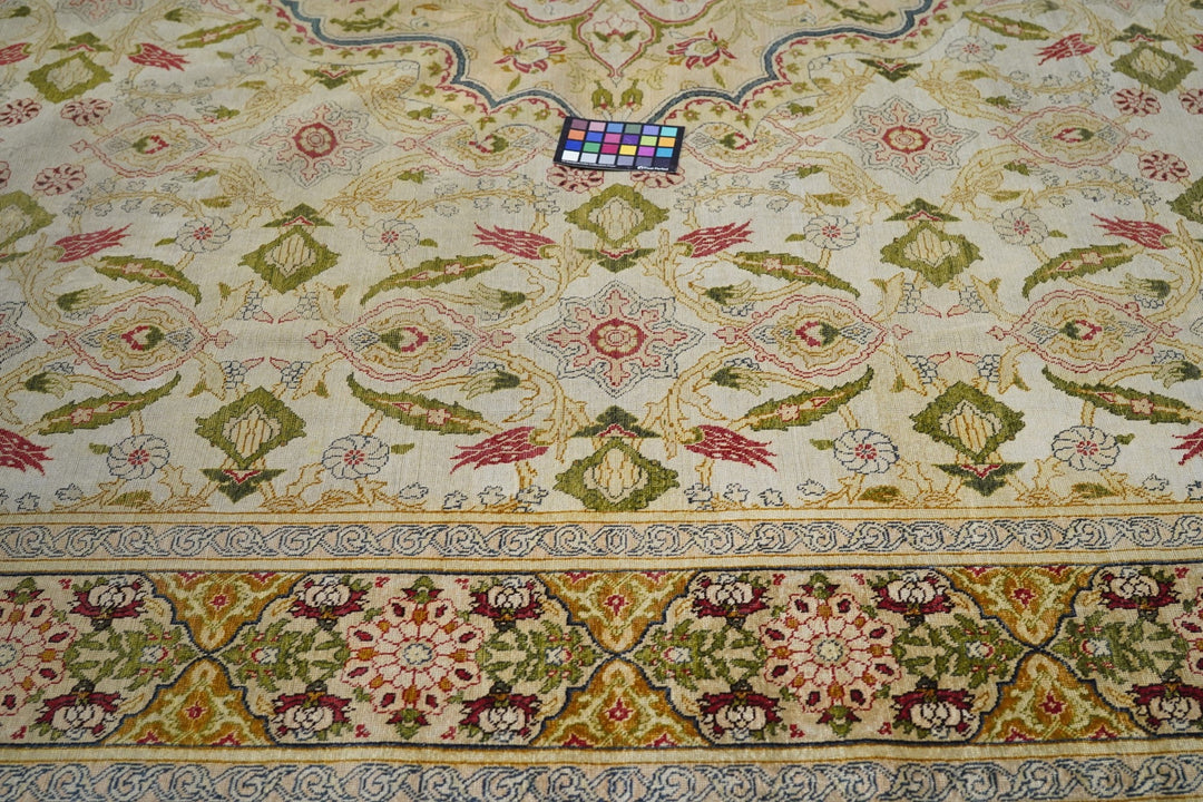 Late 18th Century Silk Turkish Sivas Rug 9'10'' x 14'0''