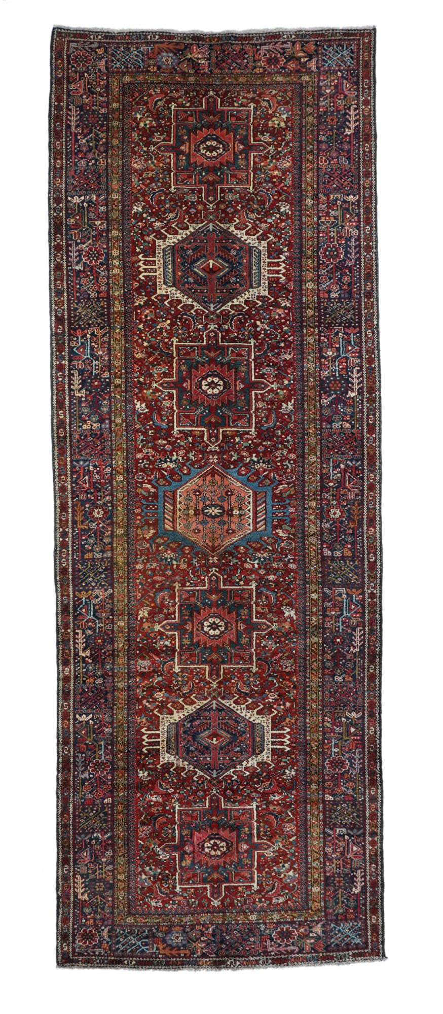 Vintage Karajeh Rug 4'8'' x 13'6''