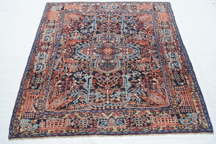 Antique Farahan Sarouk Rug 3'8'' x 4'10''