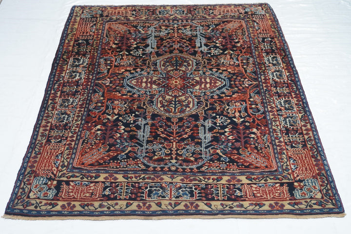 Antique Farahan Sarouk Rug 3'8'' x 4'10''