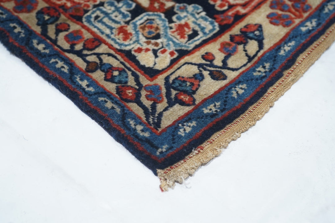 Antique Farahan Sarouk Rug 3'8'' x 4'10''