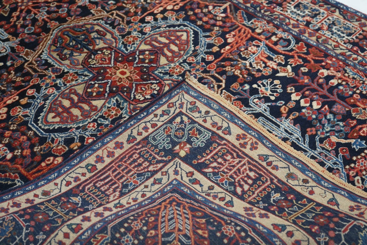 Antique Farahan Sarouk Rug 3'8'' x 4'10''