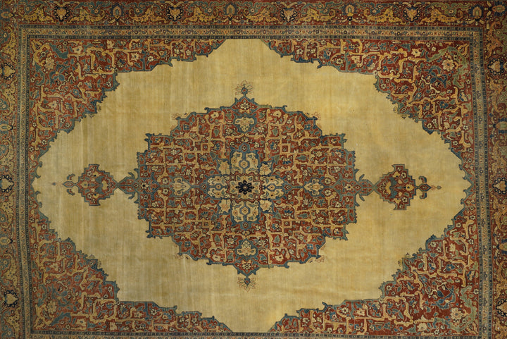 Antique Haji Jalili Tabriz Rug 8'9'' x 12'0''