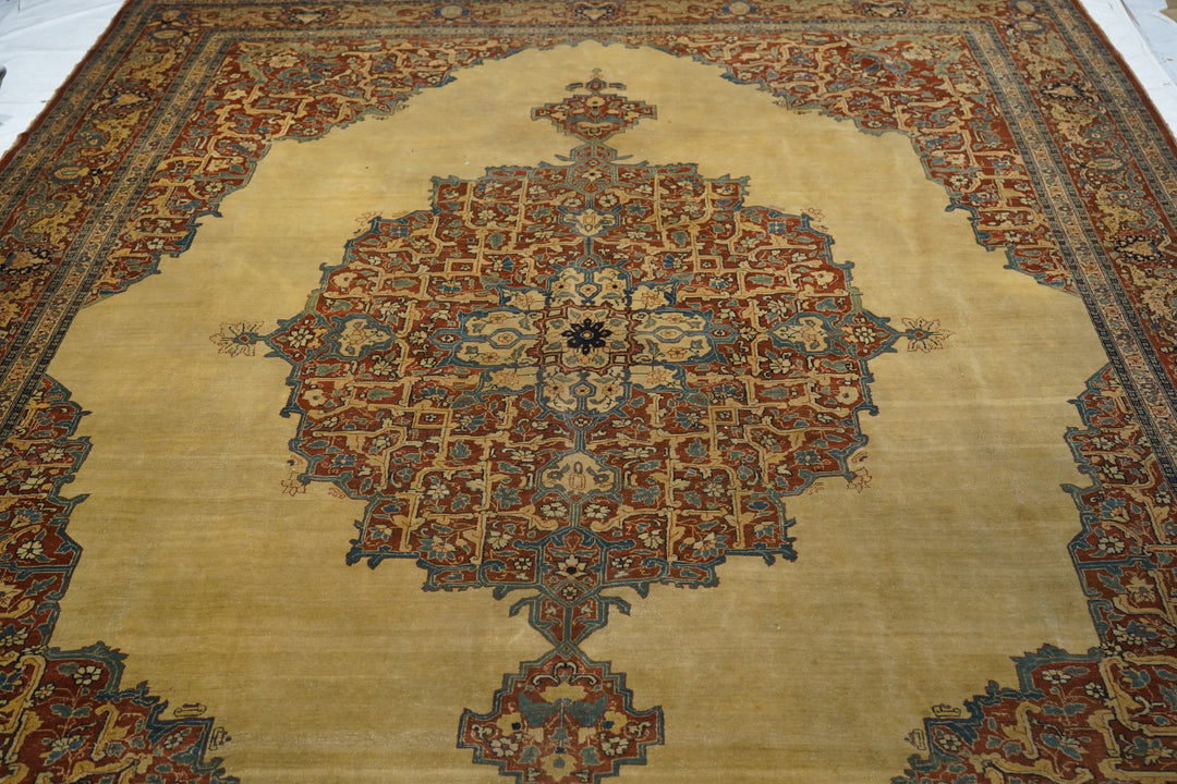 Antique Haji Jalili Tabriz Rug 8'9'' x 12'0''