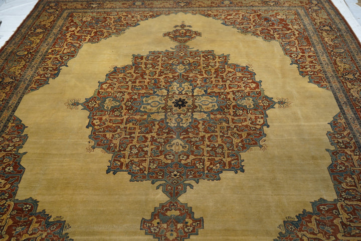 Antique Haji Jalili Tabriz Rug 8'9'' x 12'0''