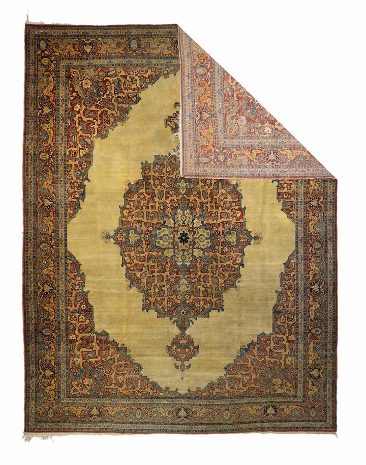 Antique Haji Jalili Tabriz Rug 8'9'' x 12'0''