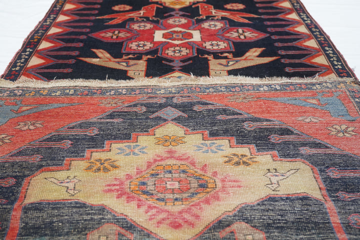 Antique Karabagh Runner 3'2'' x 12'2''