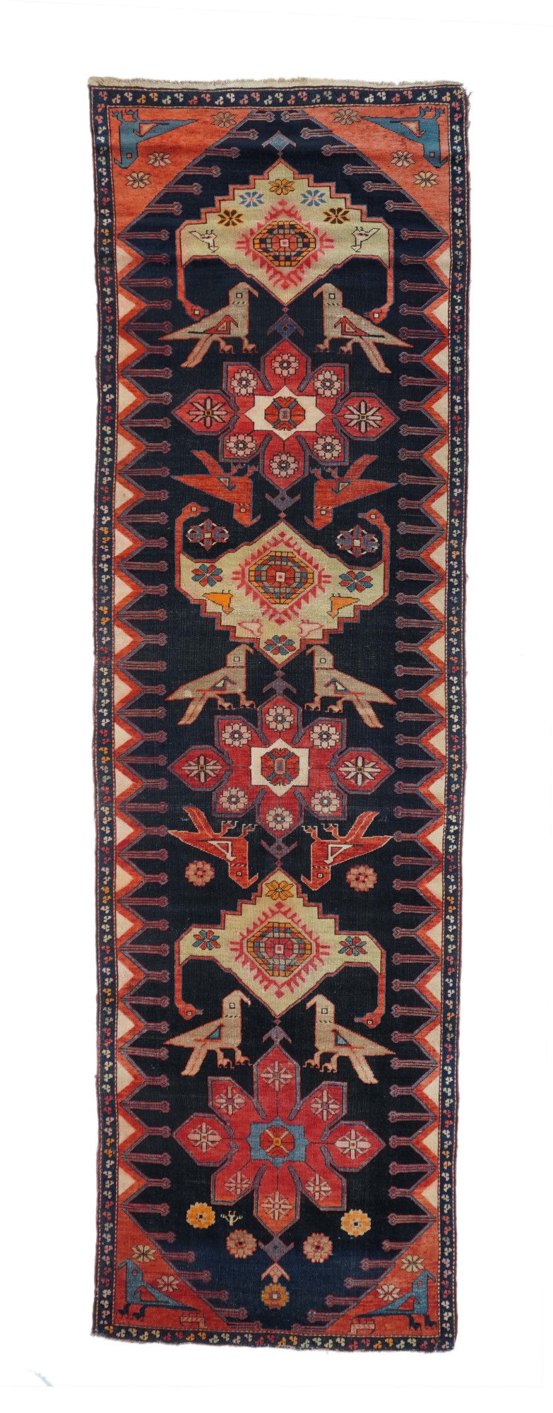 Antique Karabagh Runner 3'2'' x 12'2''