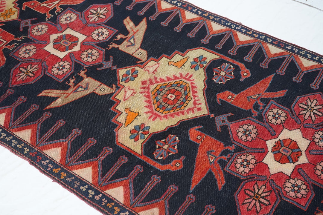 Antique Karabagh Runner 3'2'' x 12'2''