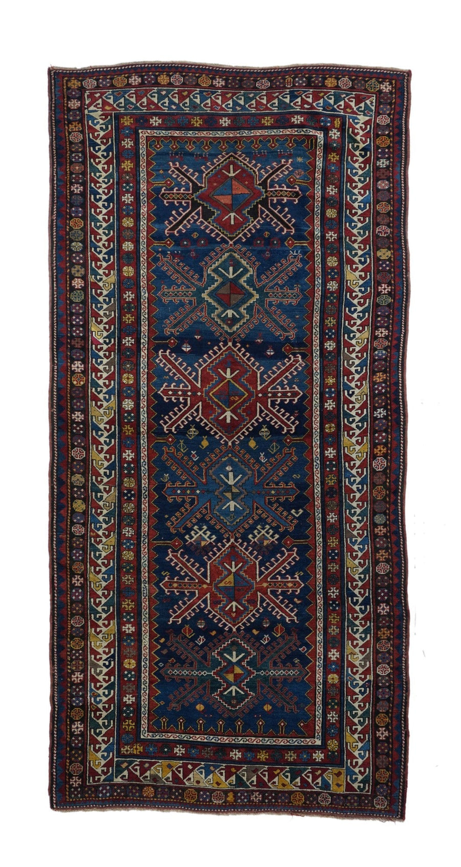 Antique Russian Kazak Rug 5'7'' x 11'11''