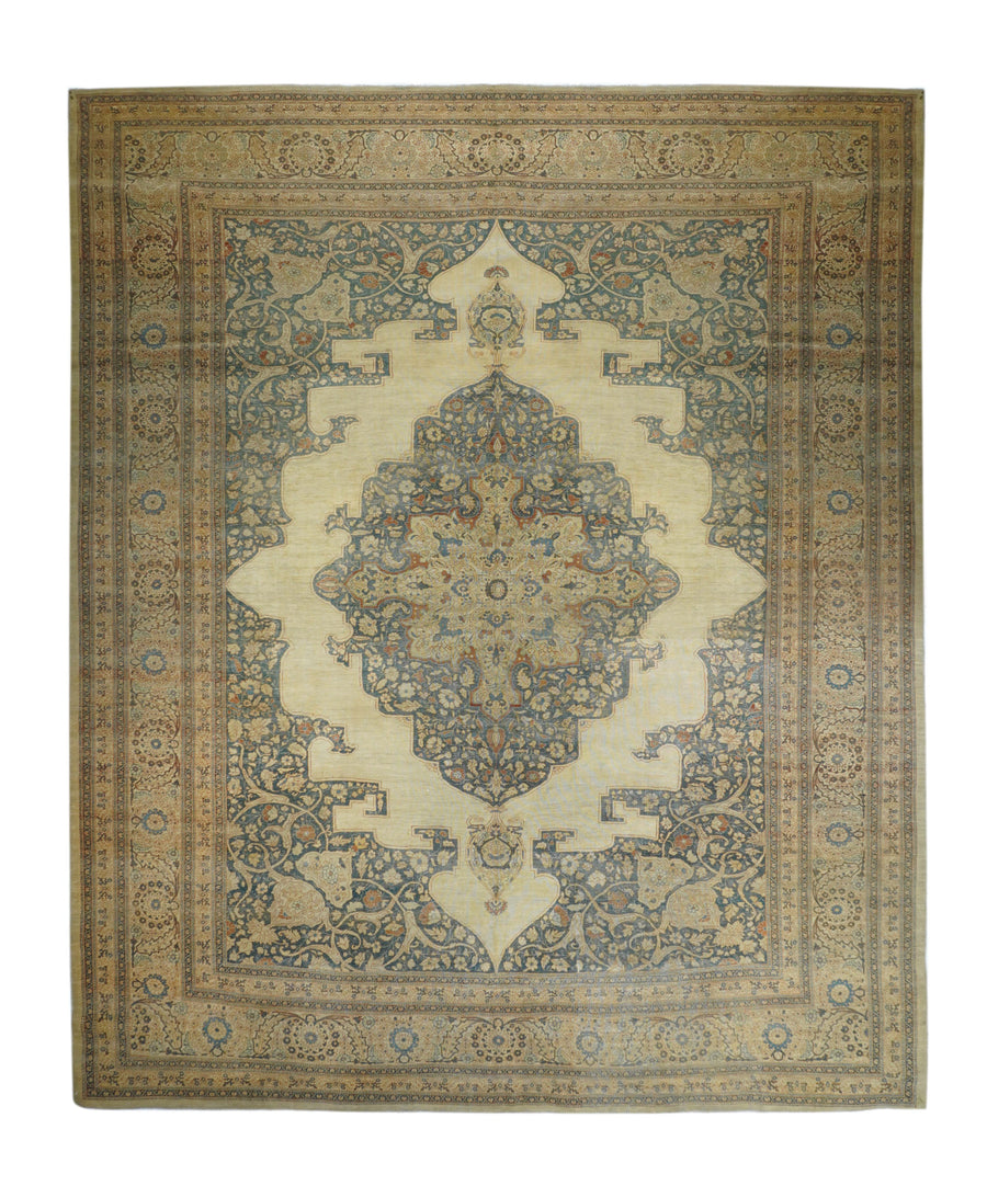 Antique Tabriz Haji Jalili Rug 10'1'' x 12'3''