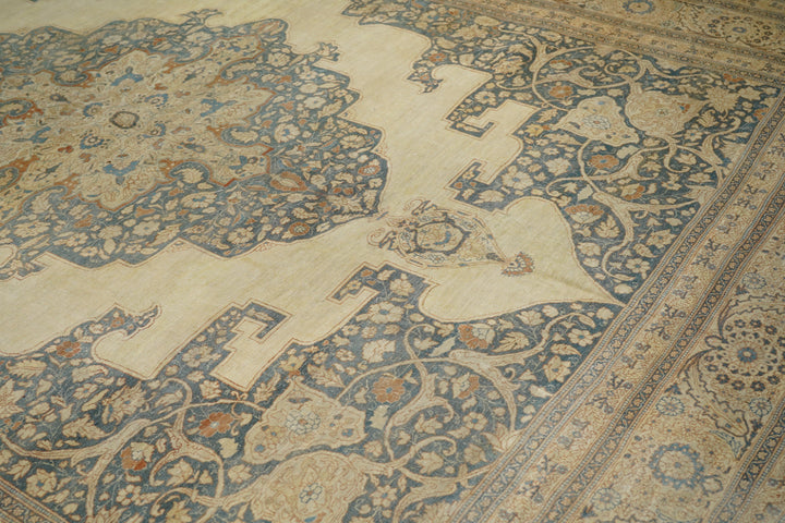 Antique Haji Jalili Tabriz Rug 10'1'' x 12'3''