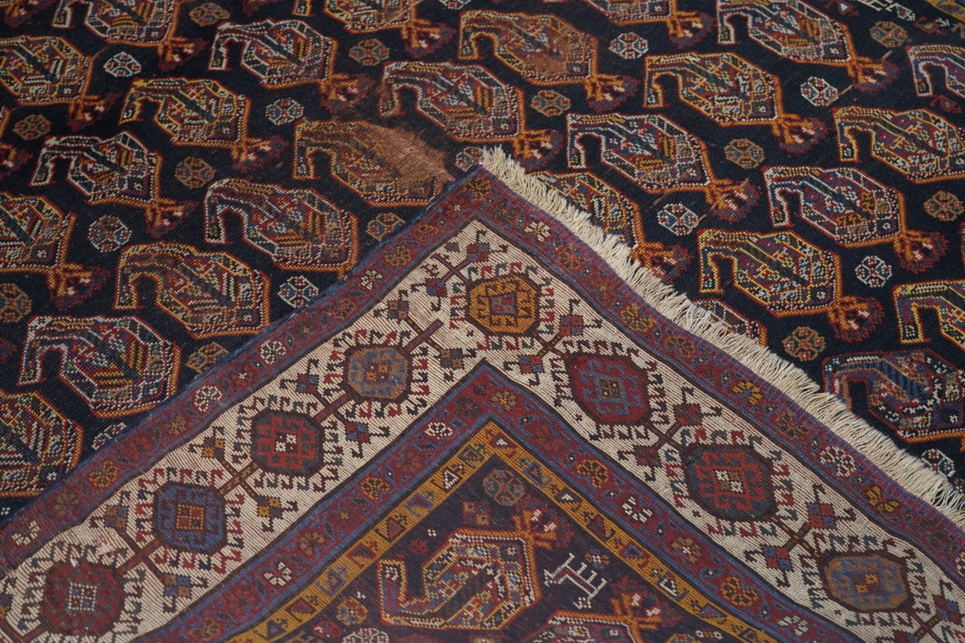 Antique Khamseh Rug 5'9'' x 7'5''