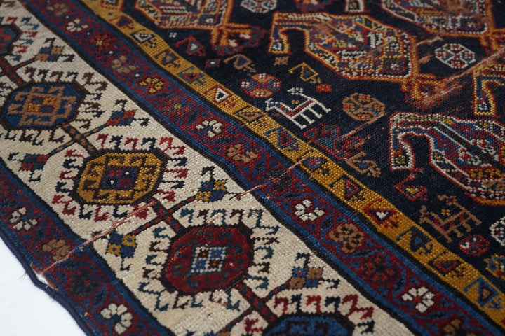 Antique Khamseh Rug 5'9'' x 7'5''