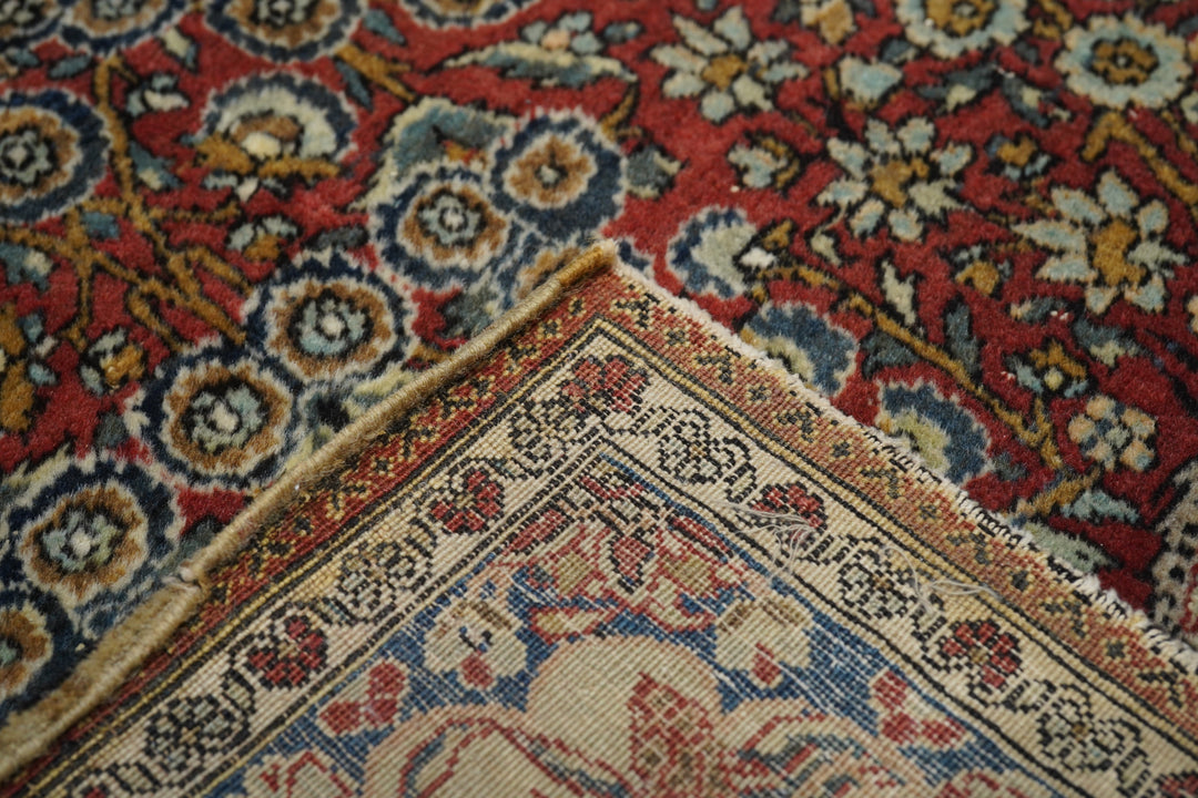 Antique Mohtasham Kashan Rug 4'6'' x 6'10''