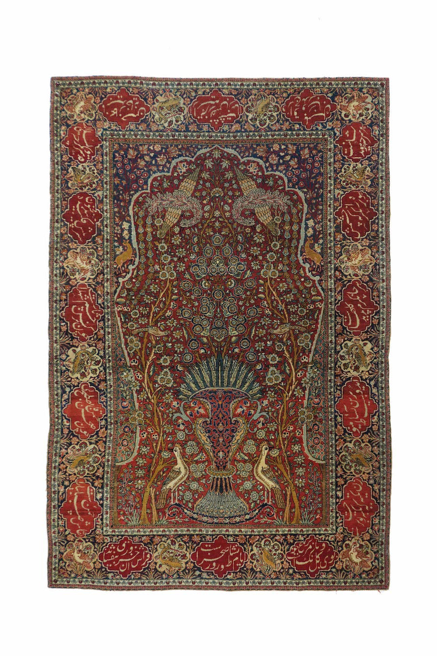 Antique Kashan Rug 4'6'' x 6'10''