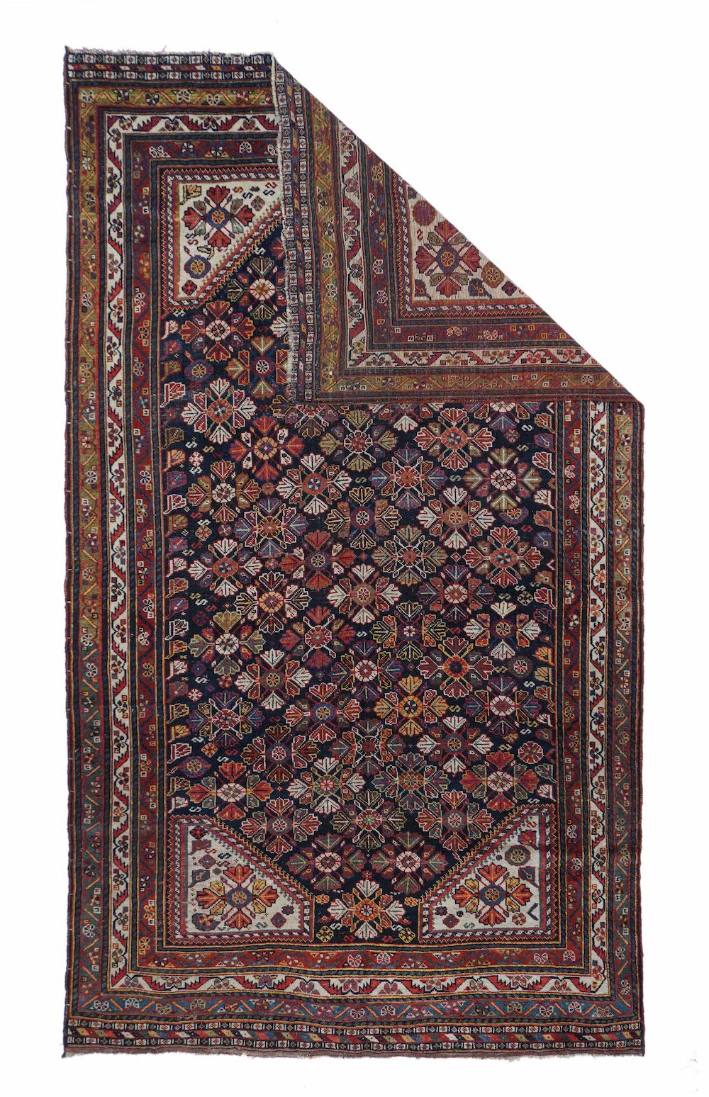 Antique Qashqai Rug 4'6'' x 8'2''