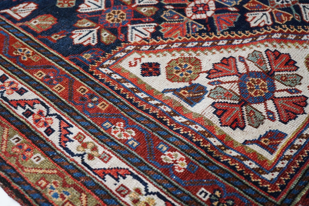 Antique Qashqai Rug 4'6'' x 8'2''