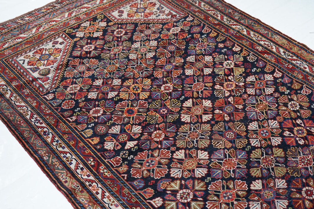 Antique Qashqai Rug 4'6'' x 8'2''