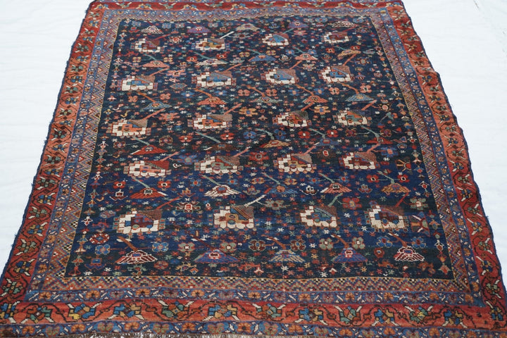 Antique Bidjar Rug 4'3'' x 5'6''