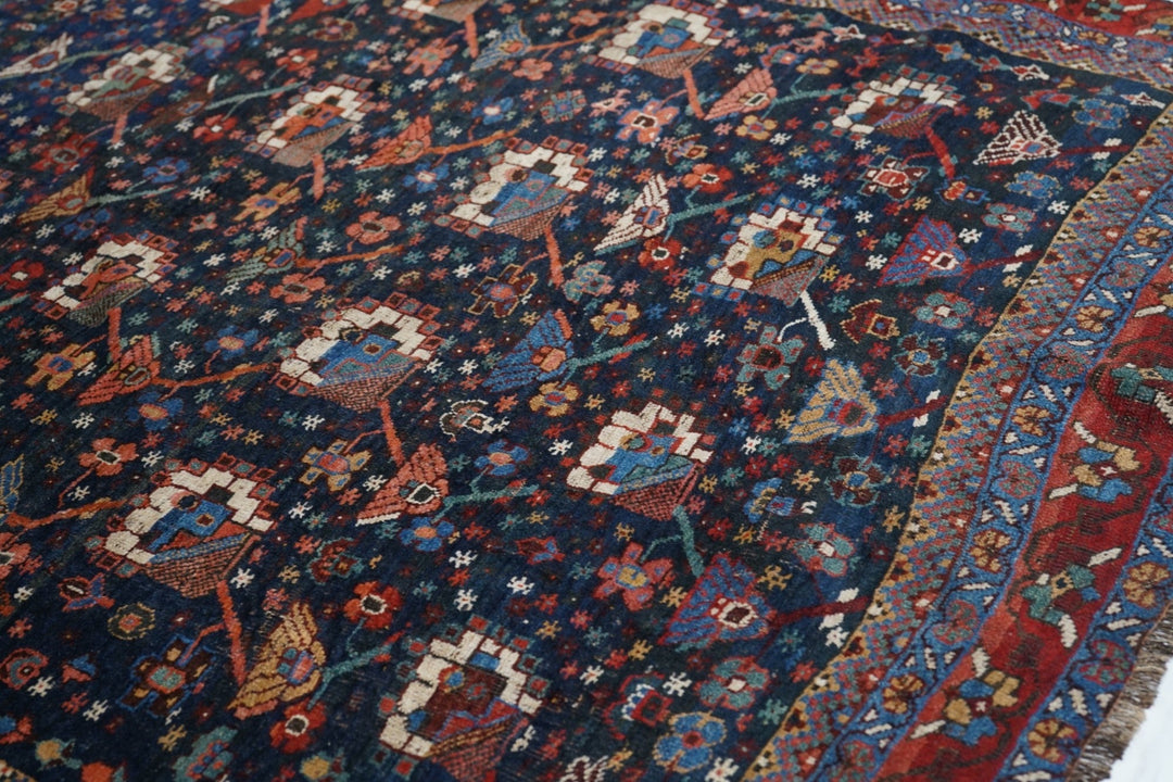 Antique Bidjar Rug 4'3'' x 5'6''