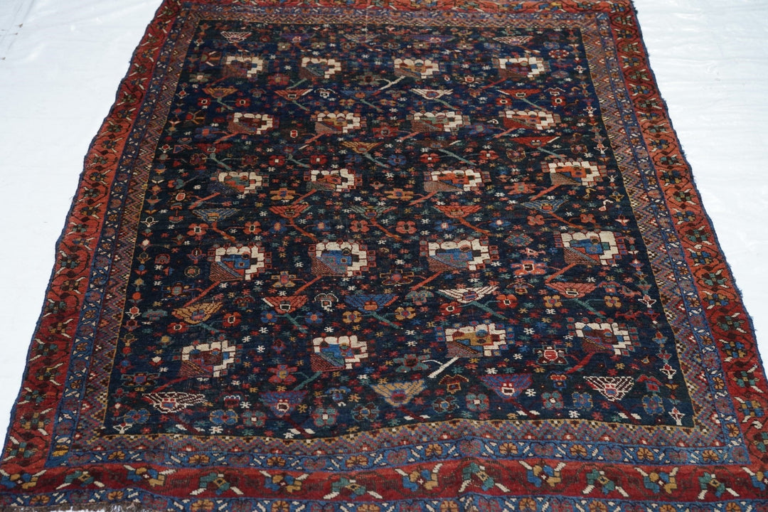 Antique Bidjar Rug 4'3'' x 5'6''